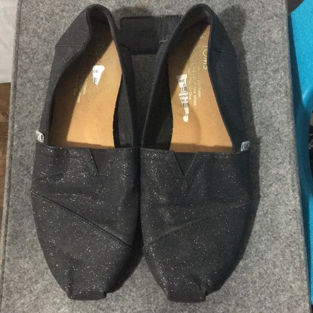 Toms Women’s, Alpargata Shimmer Slip on Shoes SZ 8 - Picture 2 of 8